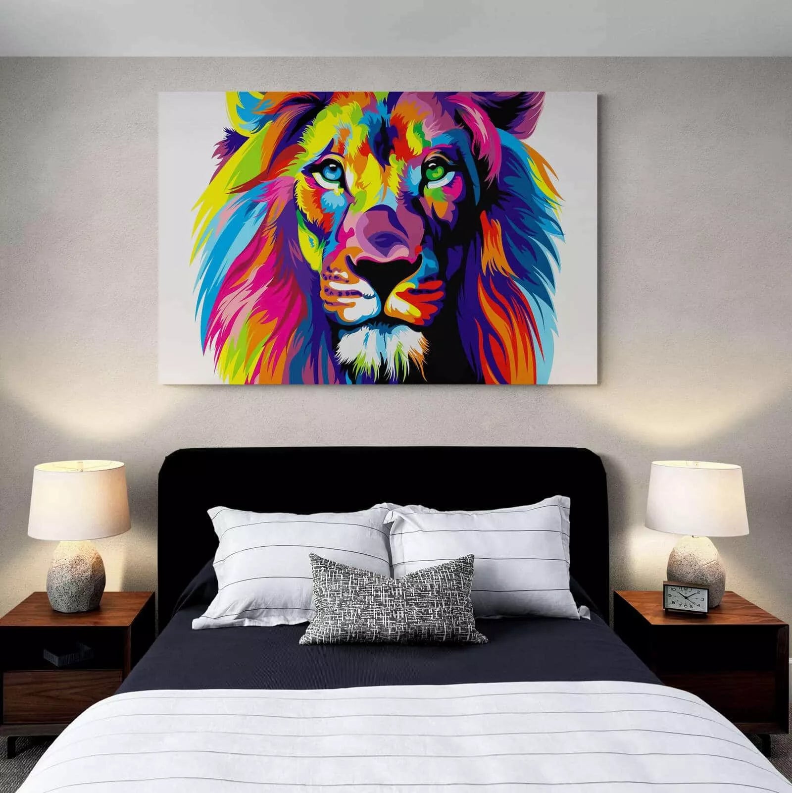 Comment choisir un tableau coloré pour votre salon ? - Montableaudeco