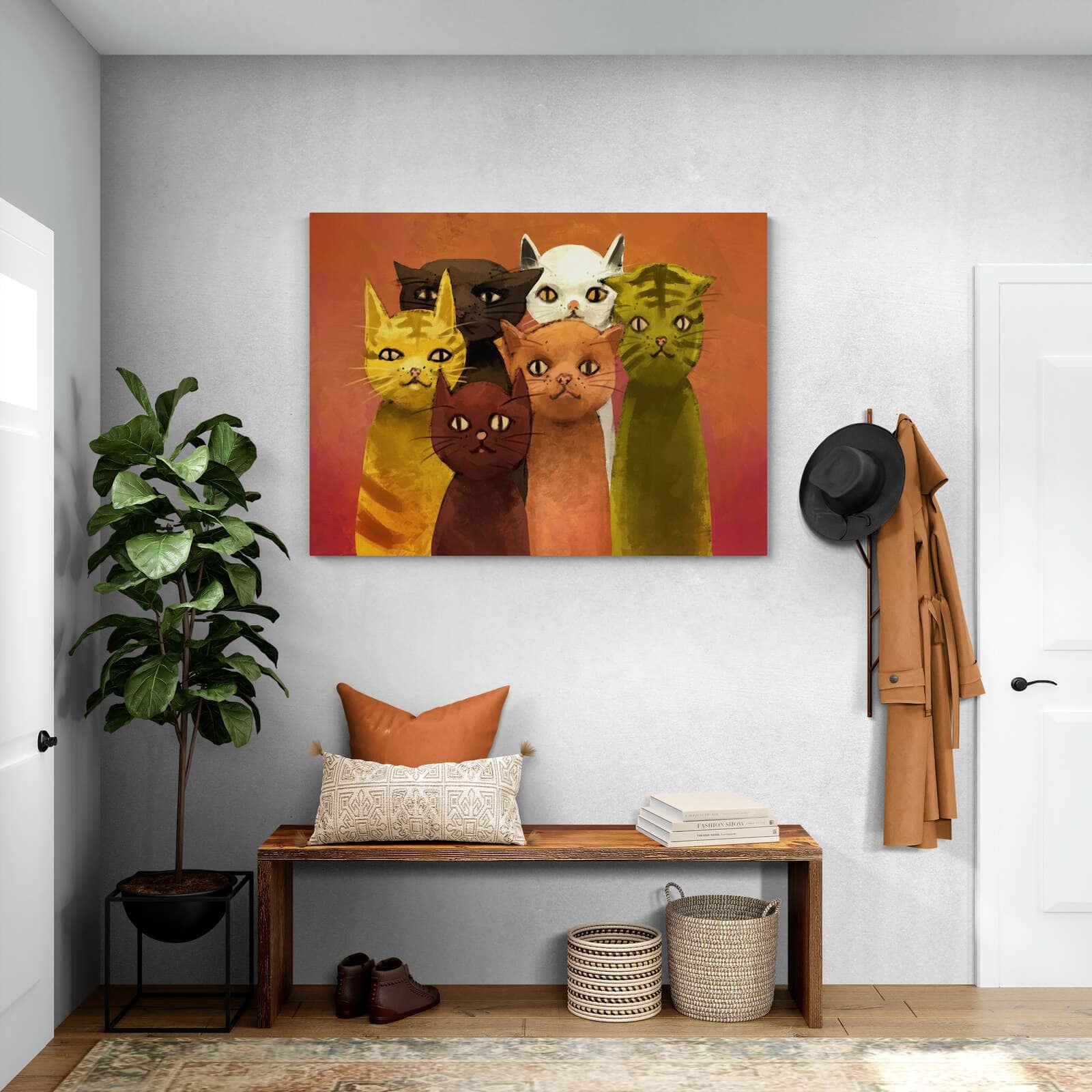 Tableau Chat Moderne - Montableaudeco