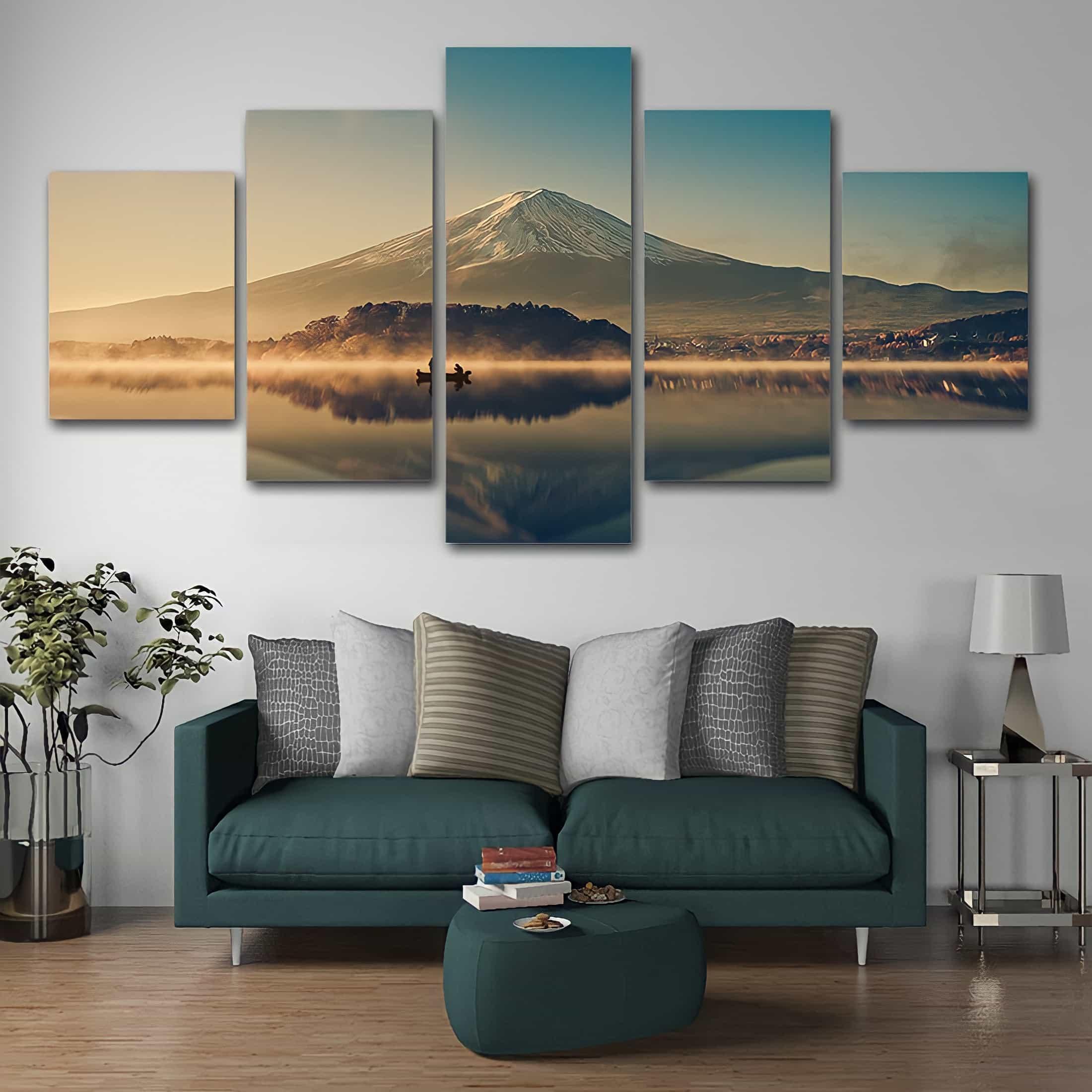 Tableau Montagne et Lac - Montableaudeco